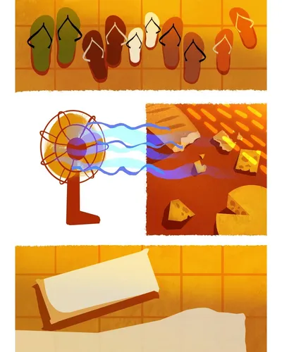 Ilustración de En un sitio concreto de La Mancha