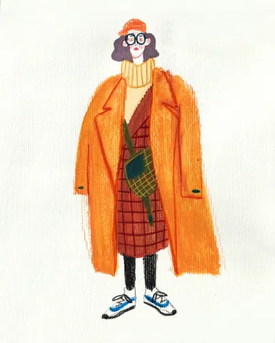 Ilustración de Personajes urbanos
